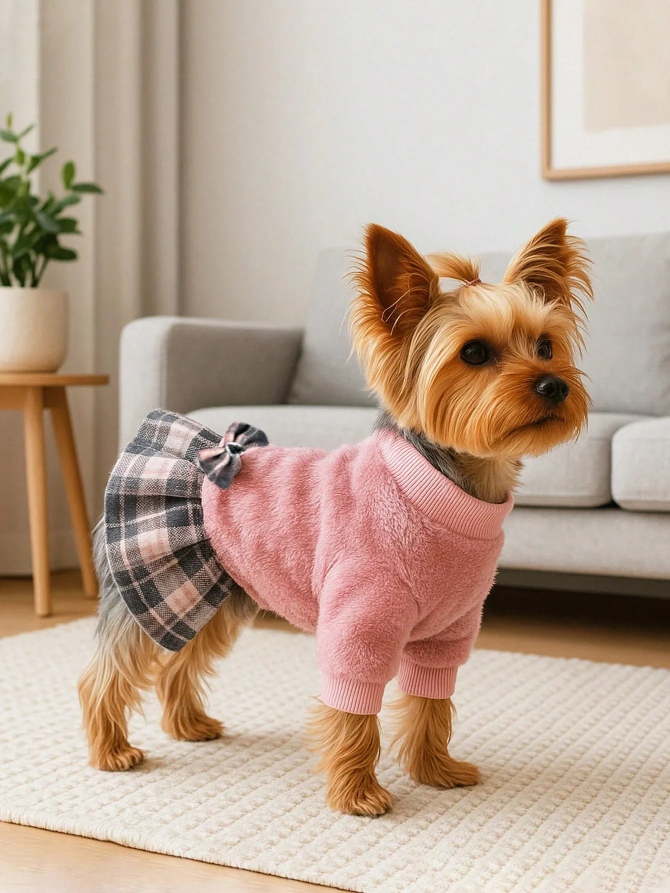PETSIN Winter Dog Sweater Dress