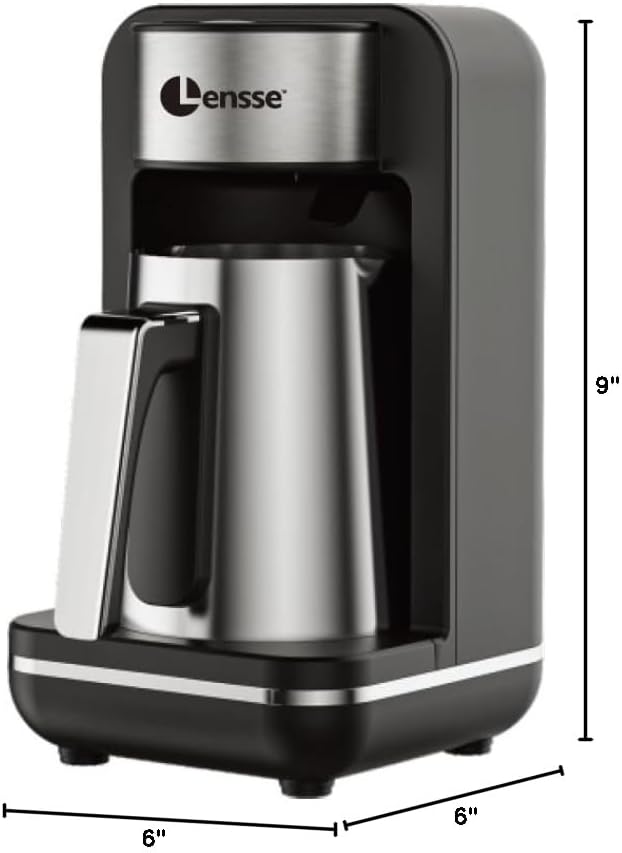 Turkish Coffee Maker - 1 to 4 Cup Brewing Capacity for Delicious Turkish & Greek Coffee
