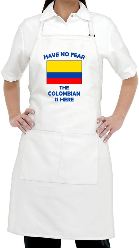 Have No Fear Colombians Is Here Colombia Colombians Adjustable Bib Kitchen Apron