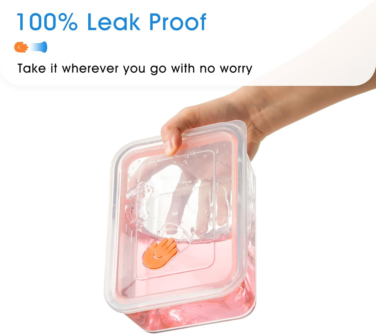 NUTRIUPS MIni-1.2QT Small Glass Baking Dish with Lid,(7×5 inches)Deep Rectangular Baking Dish for Oven