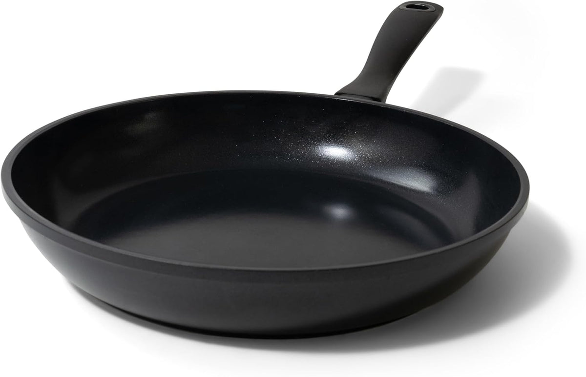 Alva Energy 8" & 11" Ceramic Nonstick Frying Pan Set – PFAS/PTFE-Free – Induction, Gas & Electric Compatible – Lightweight with Stay-Cool Handles – Even Heating, Dishwasher Safe