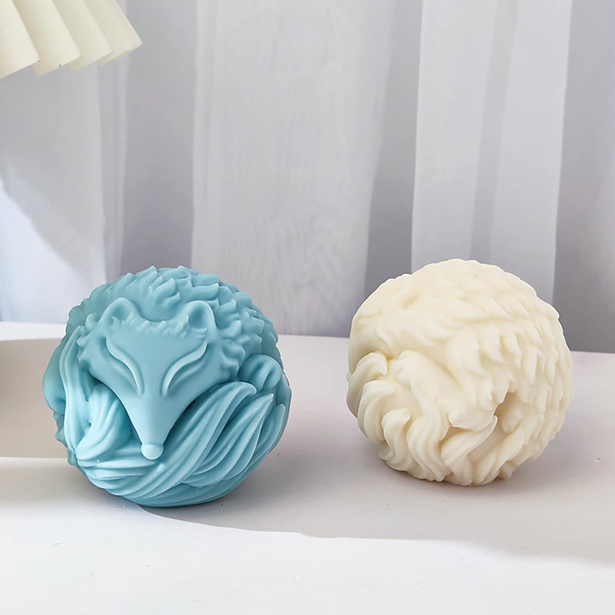 Fox Fox Candle Animal Wolf 3D Animal Candle Silicone Mold for Resin Cake Resin Making Molds Candle Making Molds Craft Supplies Jewelry Casting Mold