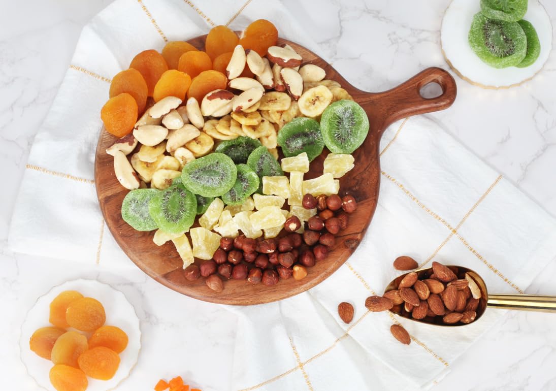 Nuts & Dried Fruit Gift Basket - XX- Large 16 Assortment of Sweet & Roasted Salted Nuts & Dried Fruit - Assorted Food Gift Box Birthday, Family, Sympathy, Men & Women