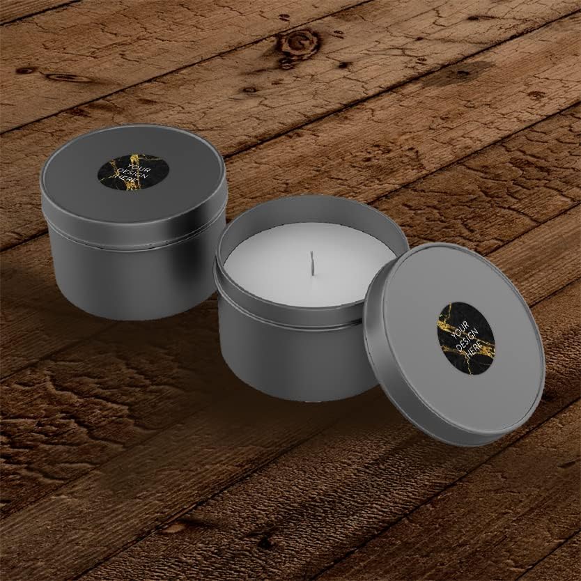 100 Custom Vinyl Stickers - Upload Your own Image, Text, Design, Logo - Personalized Logo Labels for Handmade, Packaging, Bottle, Jars, Candle, Brand Stickers (Black Gold Marble, 1x1)