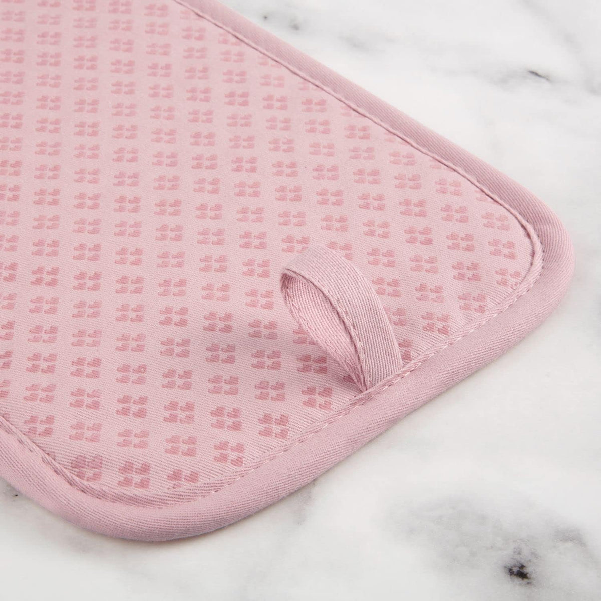 KitchenAid Asteroid Pot Holder 2-Pack Set, Dried Rose, 7"x10"