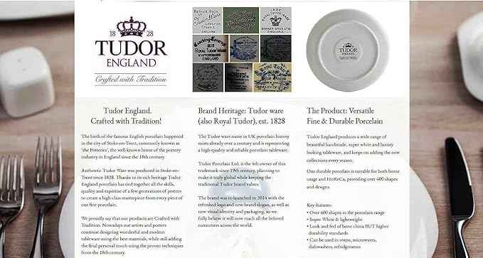Tudor Royal Collection 24-Piece Round Dinnerware Set, Service for 6, Botanical Design, Summer Flowers, Plates Bowls Mugs Dishes, High-Gloss Premium Quality