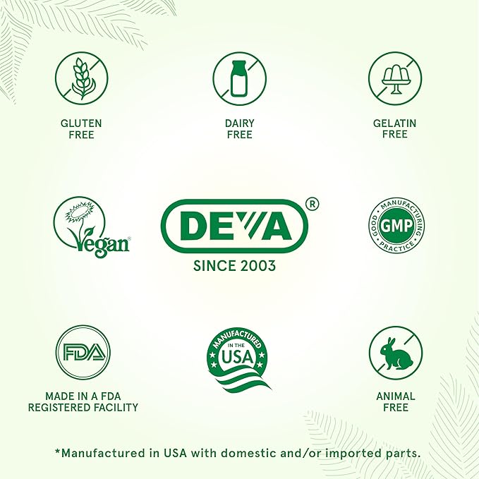 DEVA Vegan Vitamin D2 60 mcg 2400 IU, Ergocalciferol Supplement with No Animal Ingredients, 90 Tablets (Pack of 2)