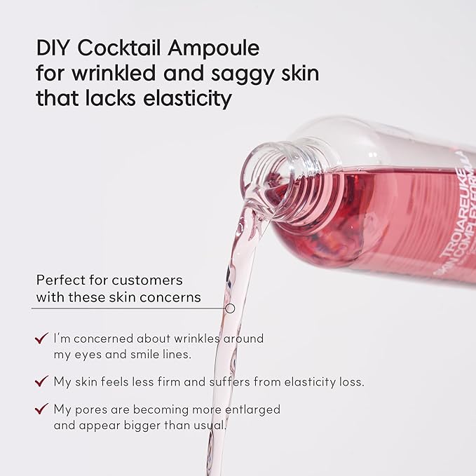 TROIAREUKE H+ Cocktail Ampoule Toner (6.76 Fl. Oz., Red)