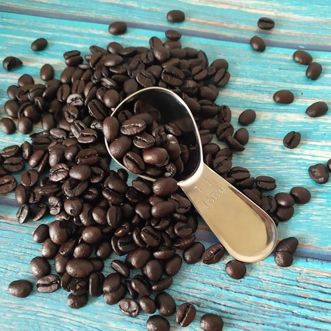 CoaGu 3pcs 15ml Coffee Scoops: Durable 18/8 Stainless Steel Tablespoons (1 Tbsp) for Precision Coffee Brewing and Baking