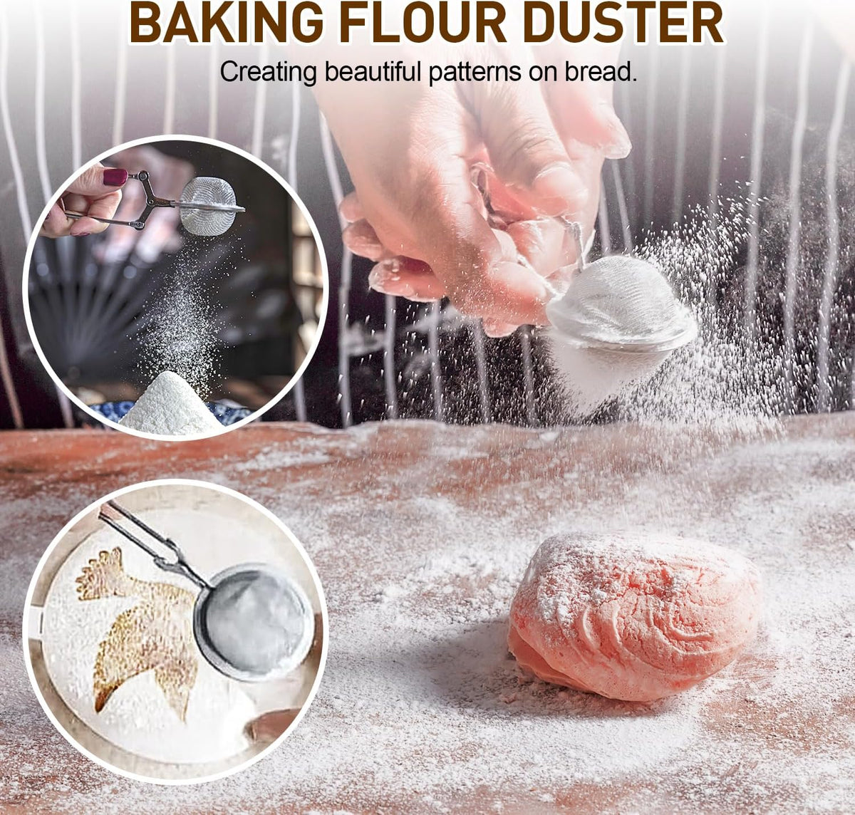 Banneton Bread Proofing Basket, Round and Oval Sourdough Starter Kit with Two Bread Slings and 27×19in Silicone Baking Mat Bread Making Tools Set, Gift for Family Lovers or Friends