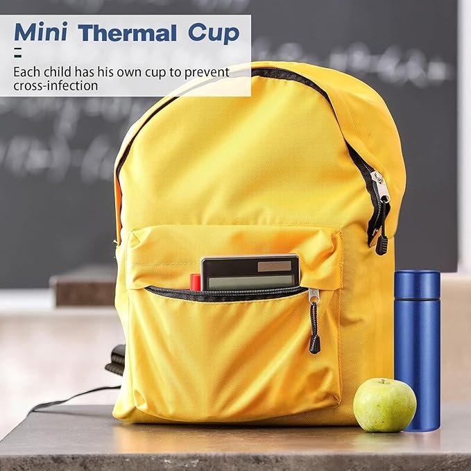 Irenare 5oz Mini Water Bottle Mini Insulated Stainless Steel Bottle Purse Water Bottle Cute Leak Proof Flask Keeps Drink Cold and Hot for Purse Women(Colorful,4 Pieces)