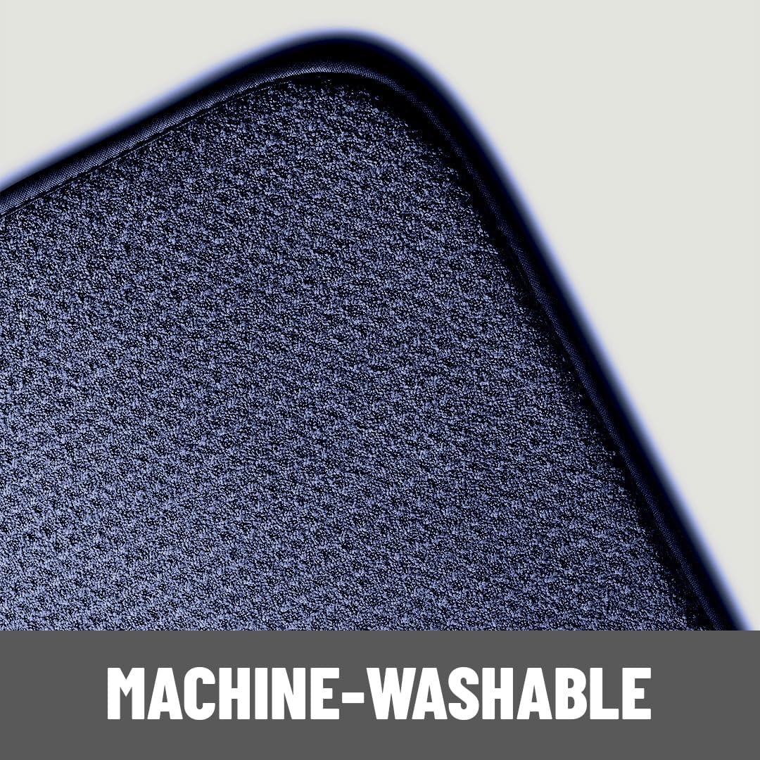 Bellemain XXL Dish Mat Microfiber Dish Drying Mat, Super absorbent (16" x 18", Navy)