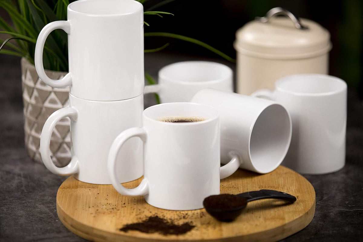 Amuse- Professional Grade Stoneware Mug- Sublimation Series- Set of 6 (11 oz)