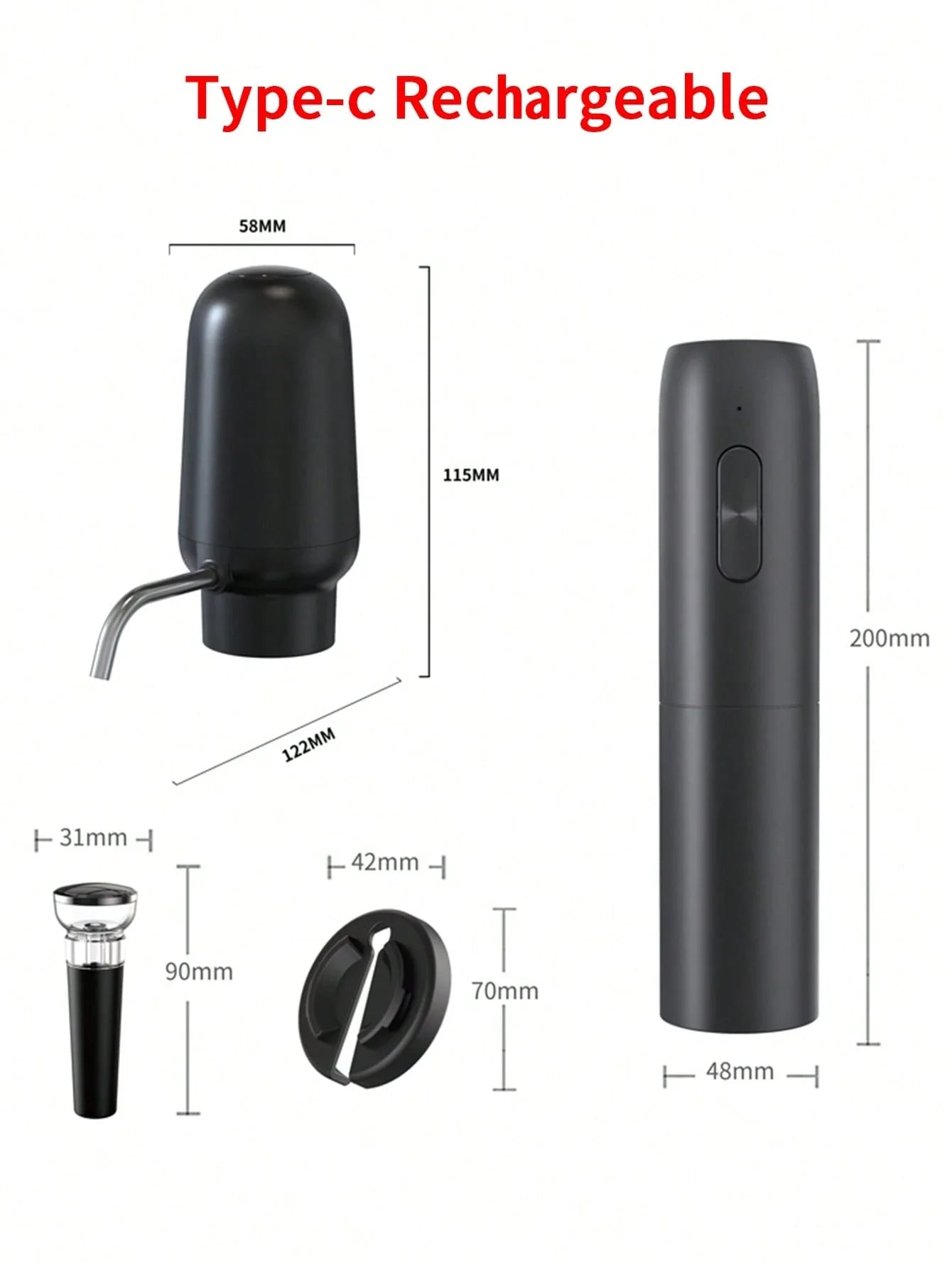 CLITON Electric Wine Opener Set