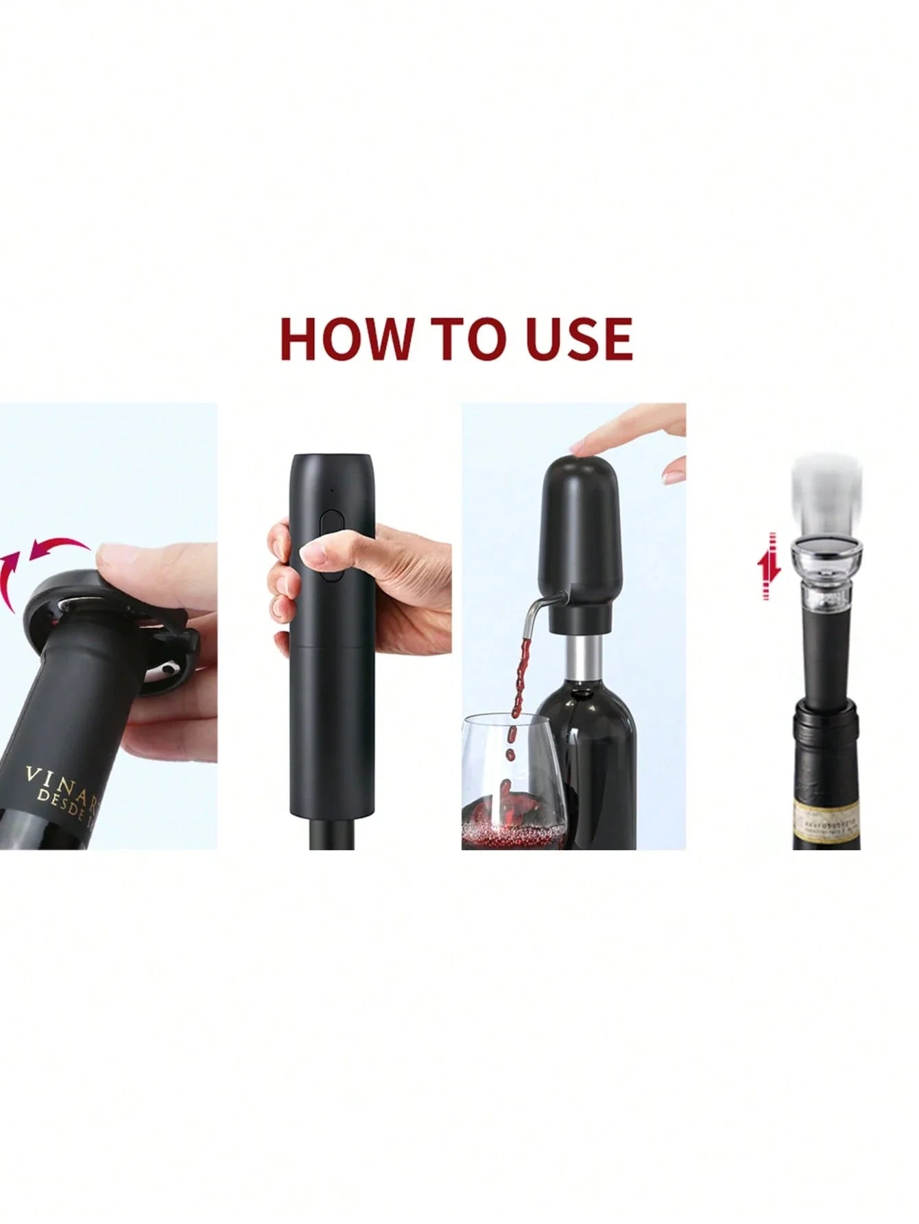 CLITON Electric Wine Opener Set