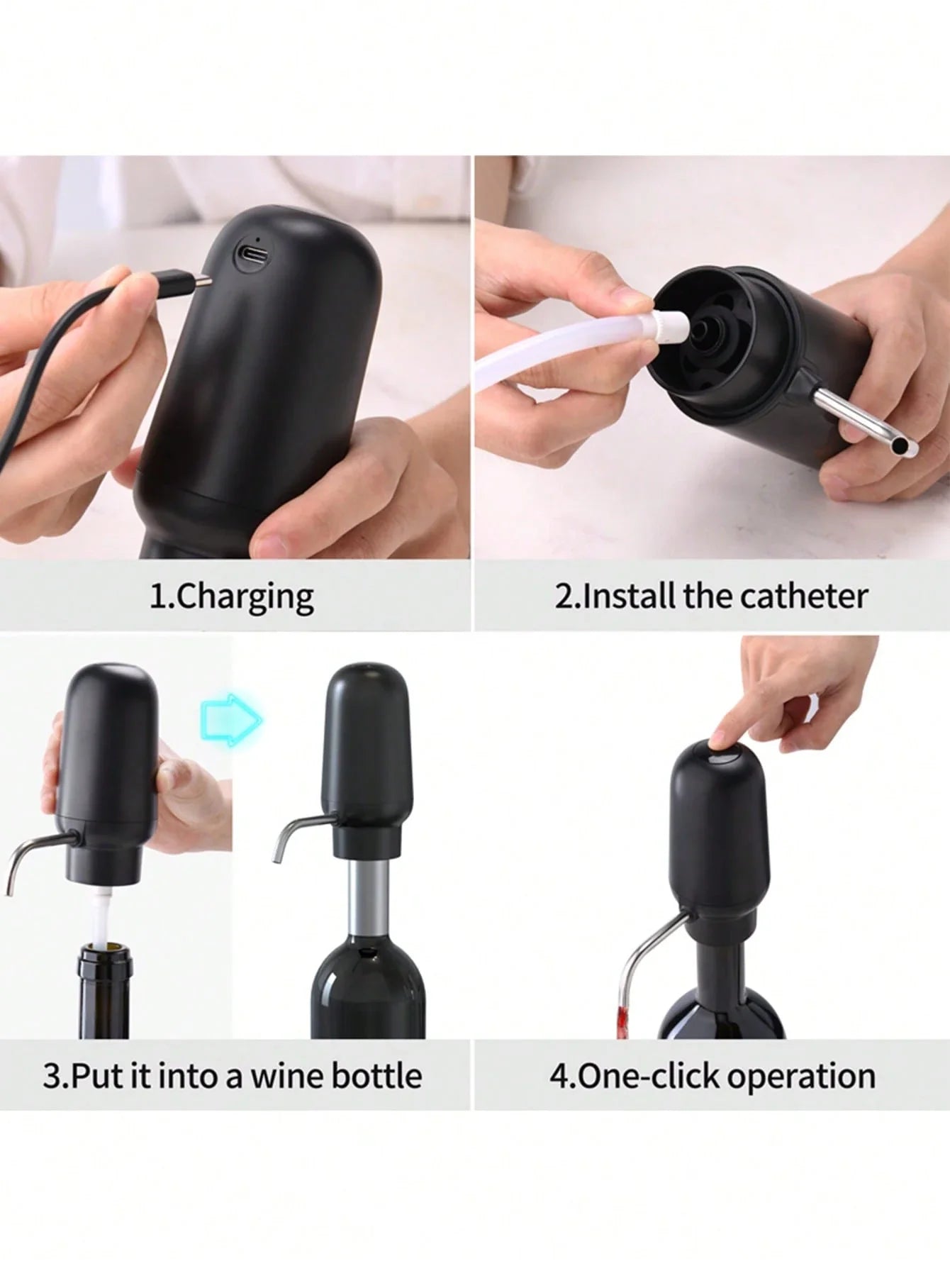 CLITON Electric Wine Opener Set