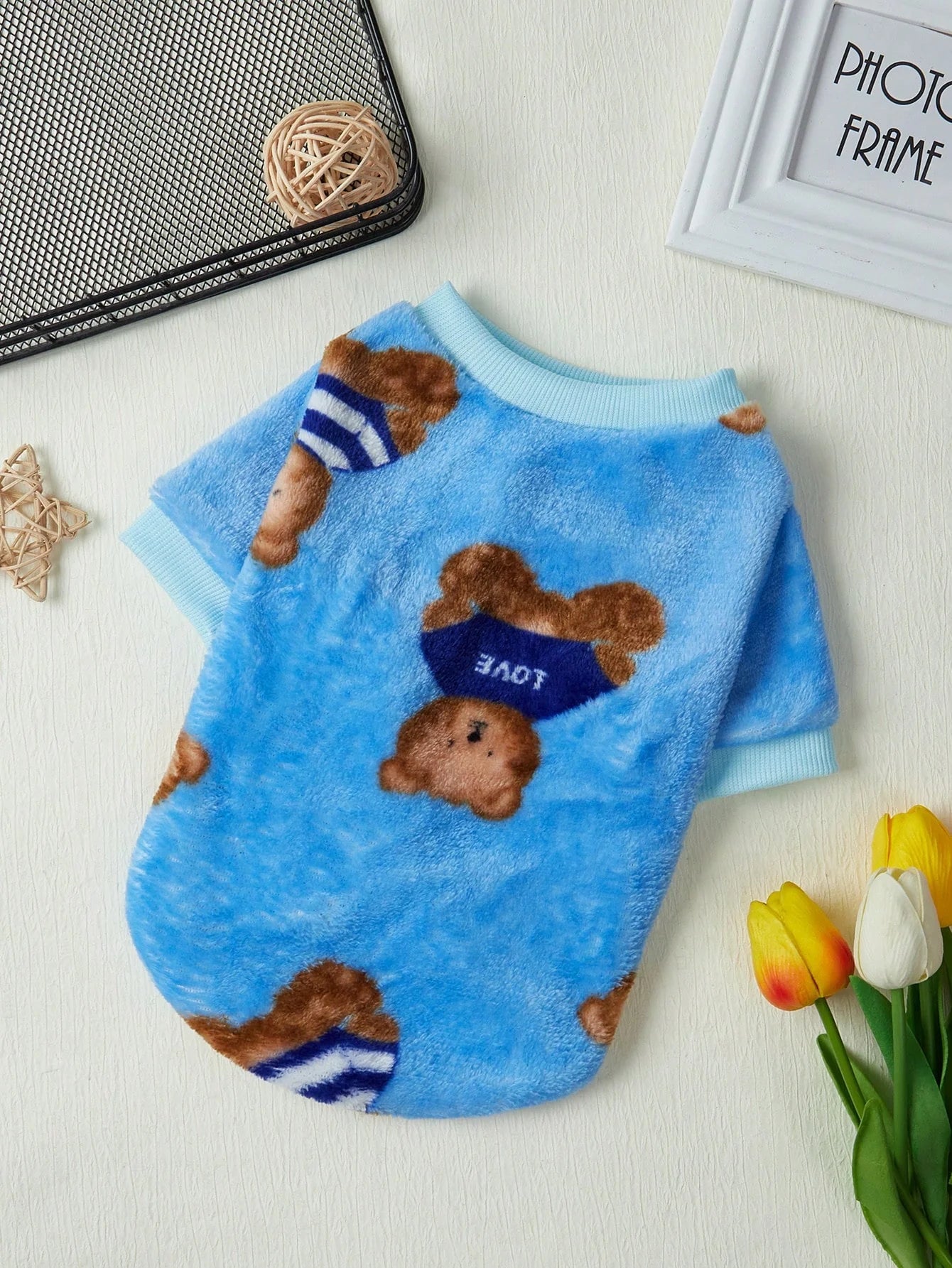 PETSIN Blue Bear Pet Pullover