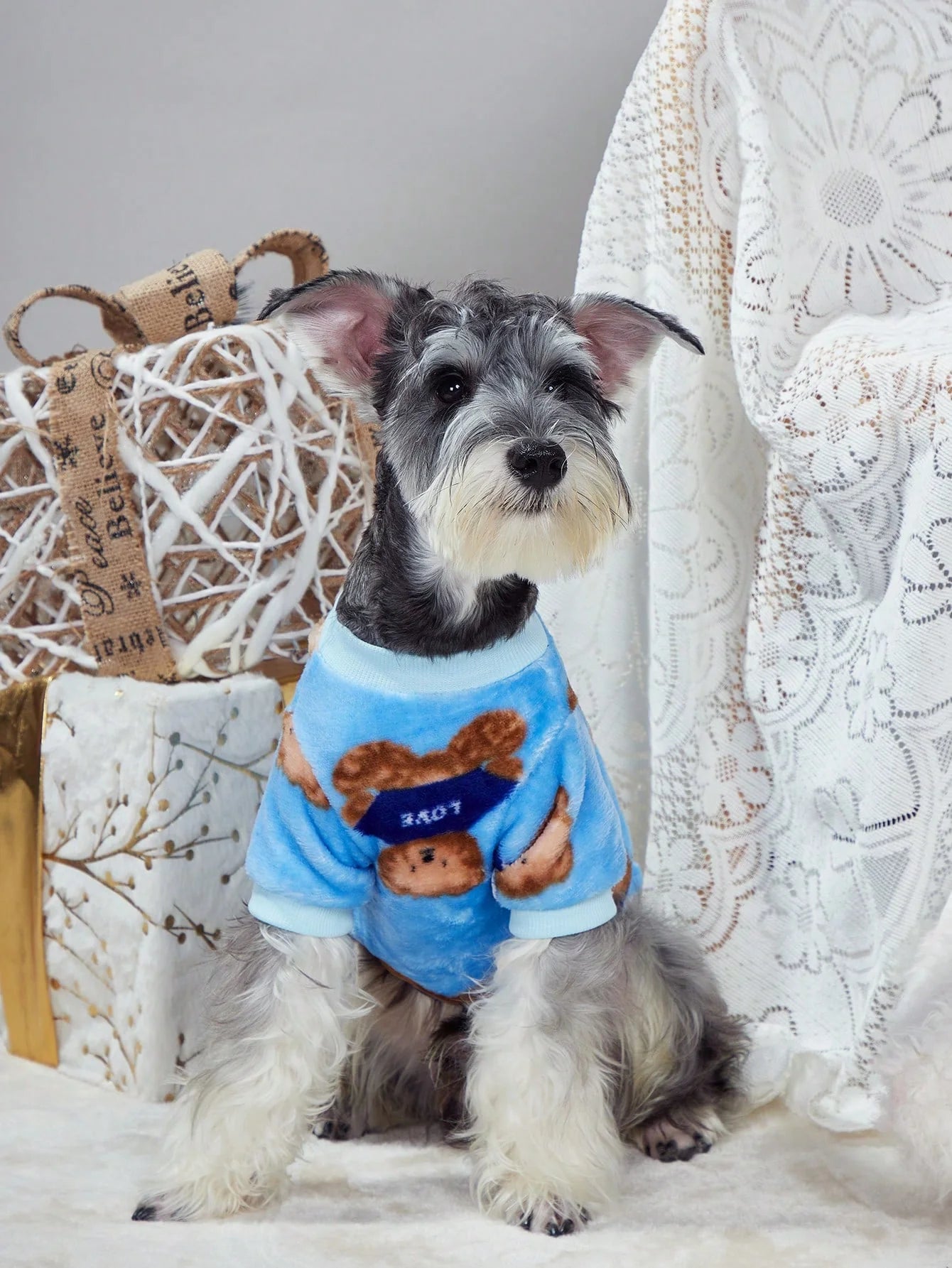 PETSIN Blue Bear Pet Pullover