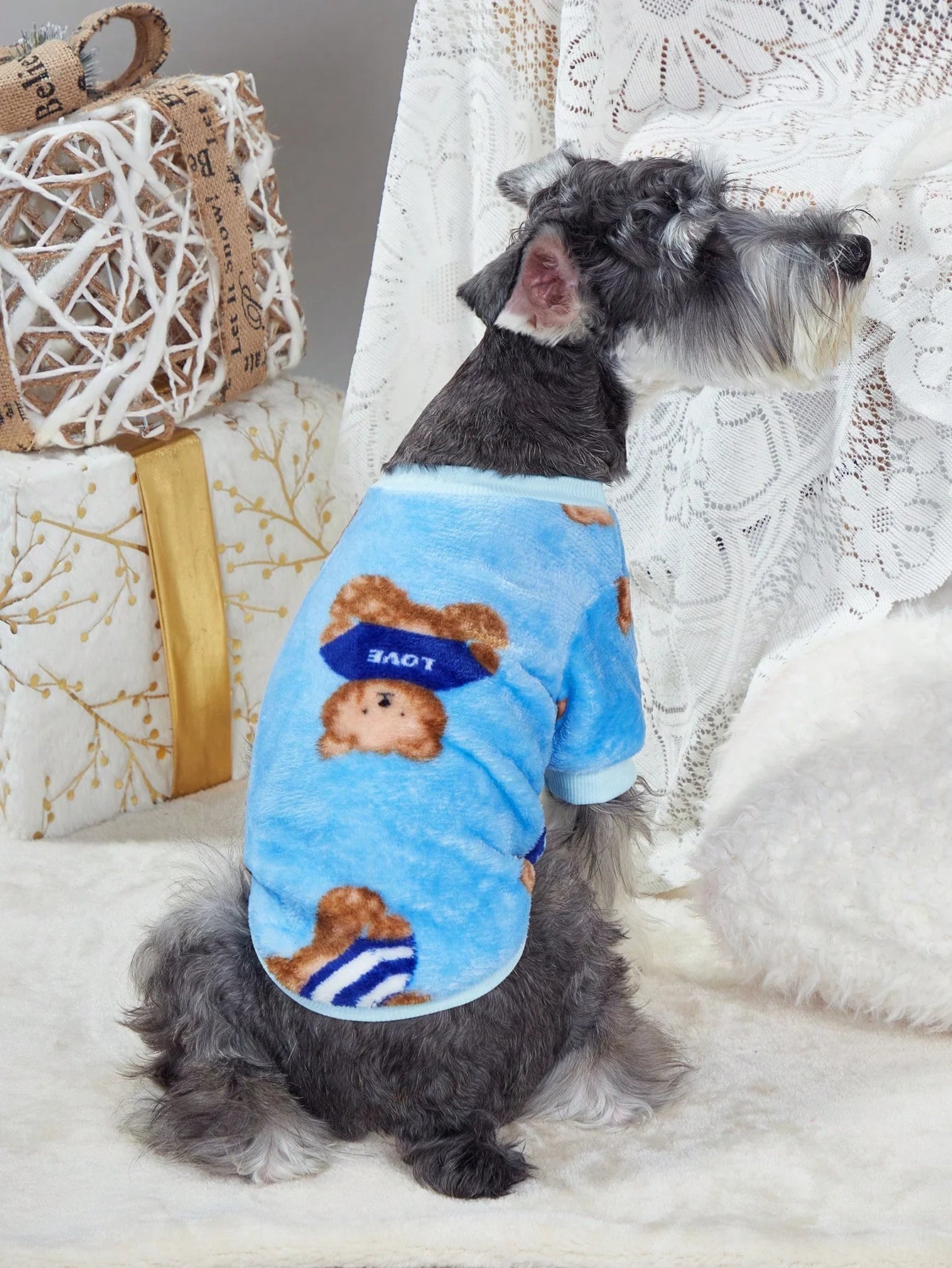 PETSIN Blue Bear Pet Pullover