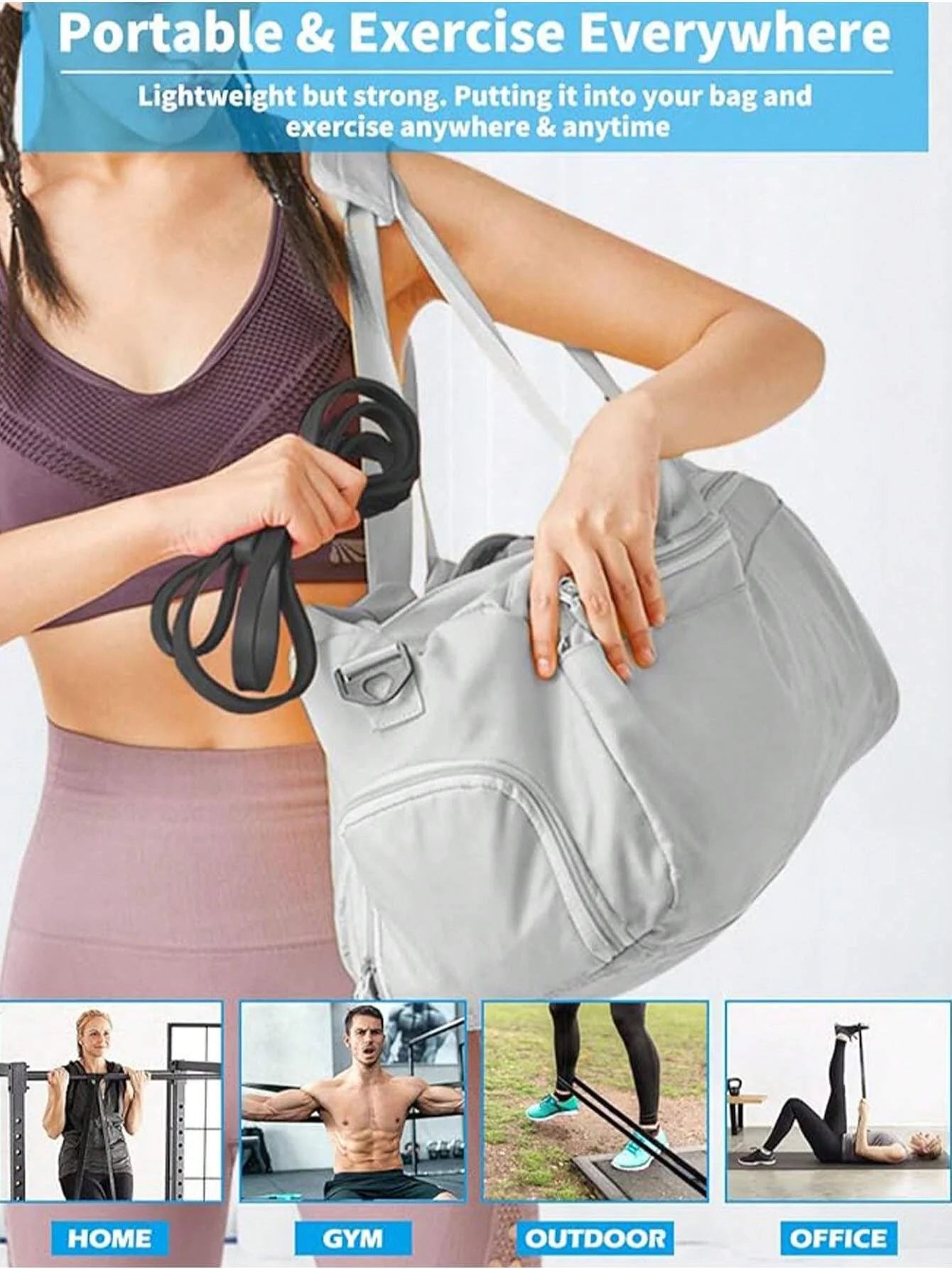 Yoga Pilates Resistance Band Set