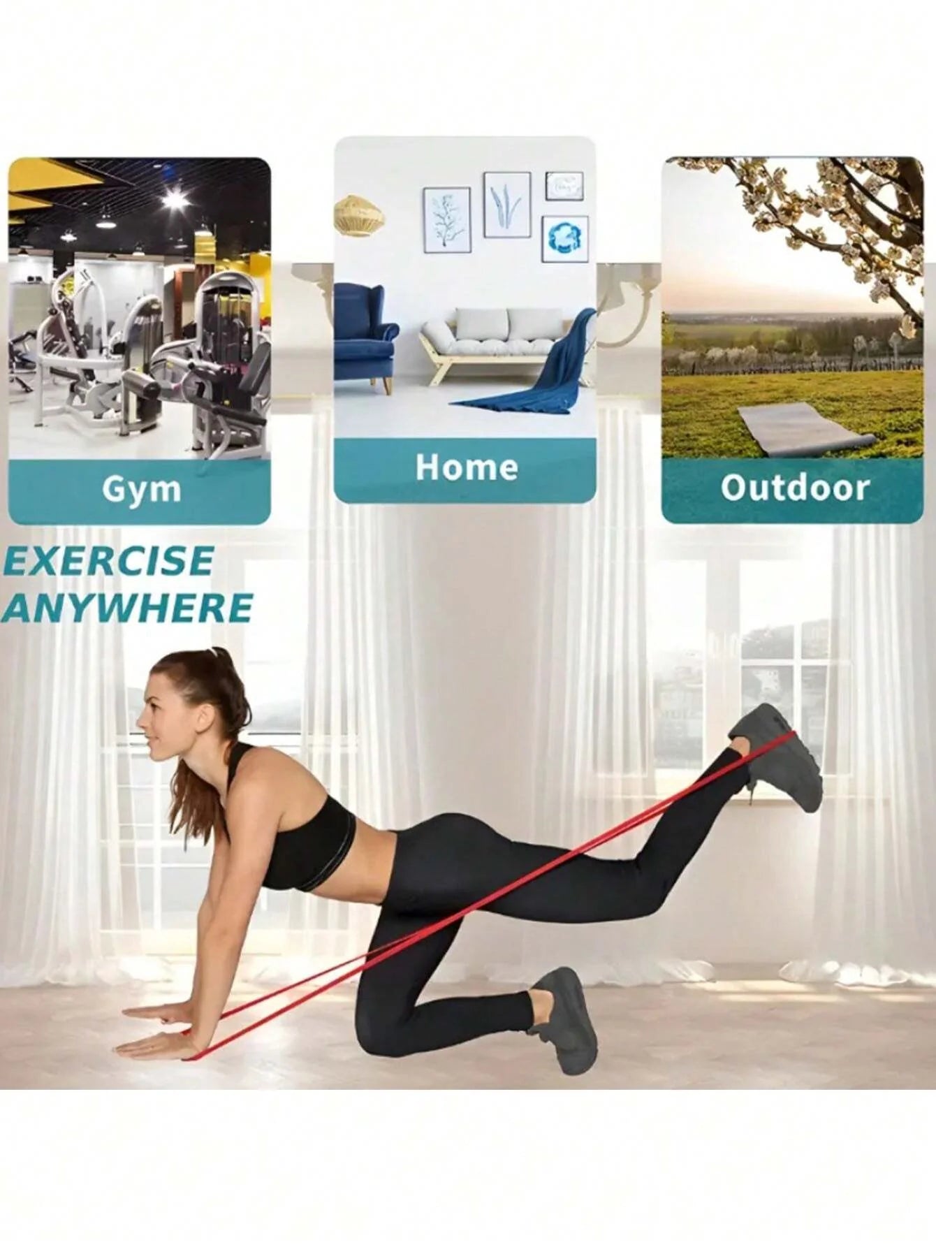 Yoga Pilates Resistance Band Set