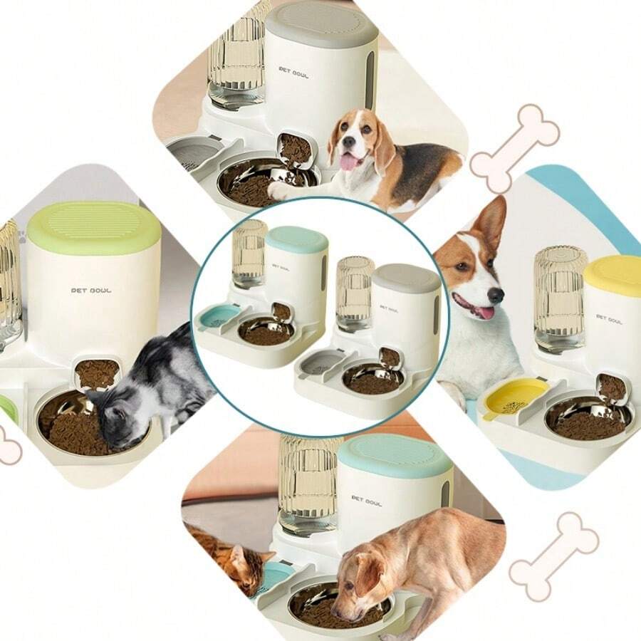 2-in-1 Automatic Cat Feeder