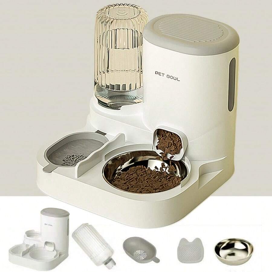 2-in-1 Automatic Cat Feeder