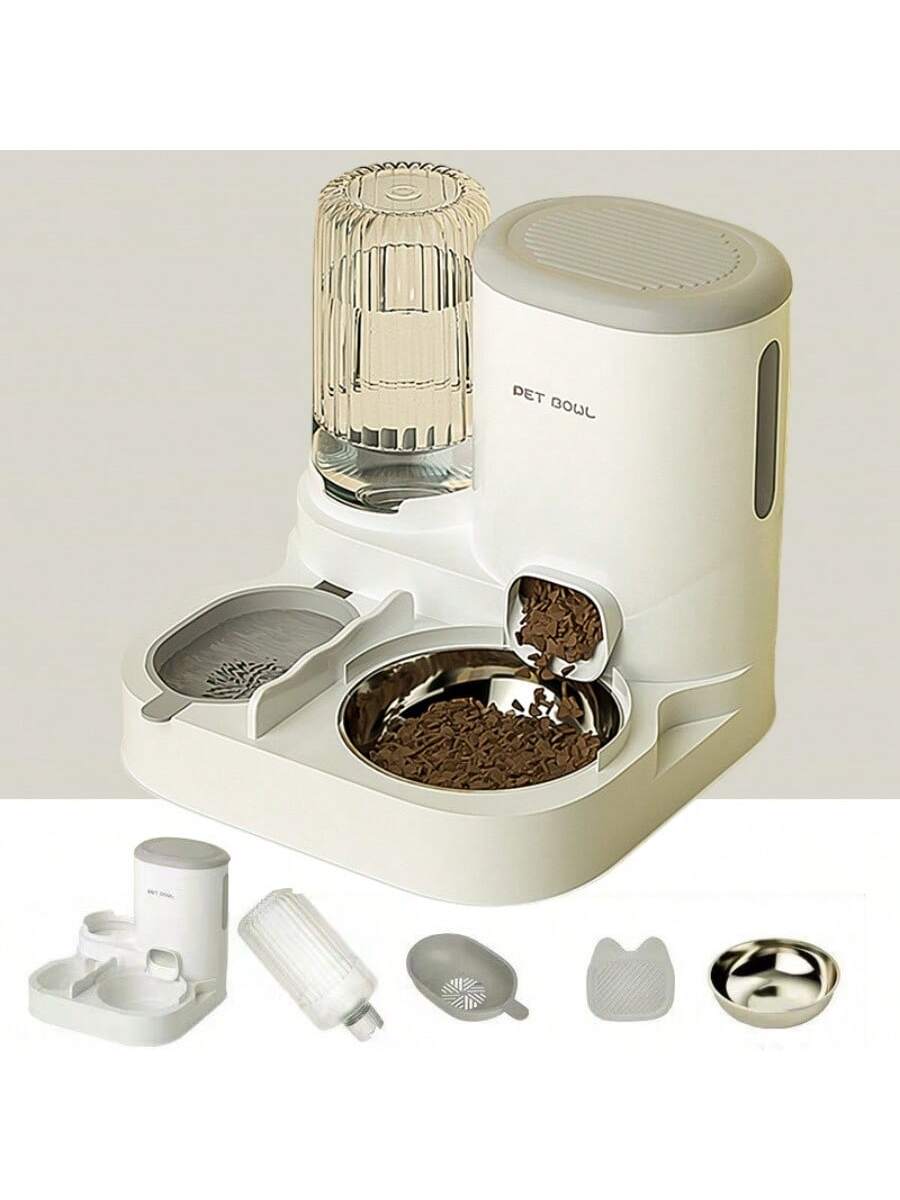 2-in-1 Automatic Cat Feeder