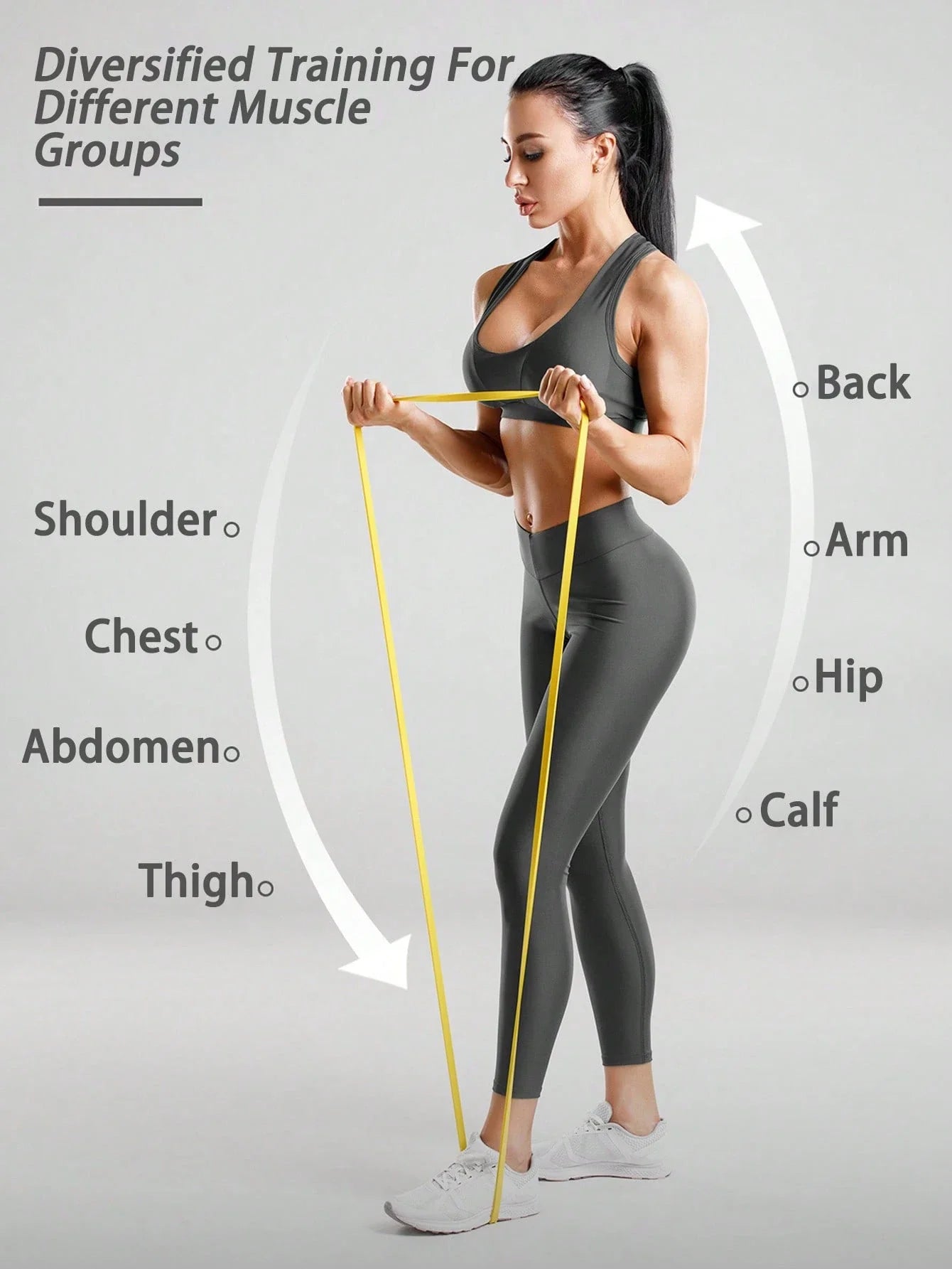 Yoga Pilates Resistance Band Set