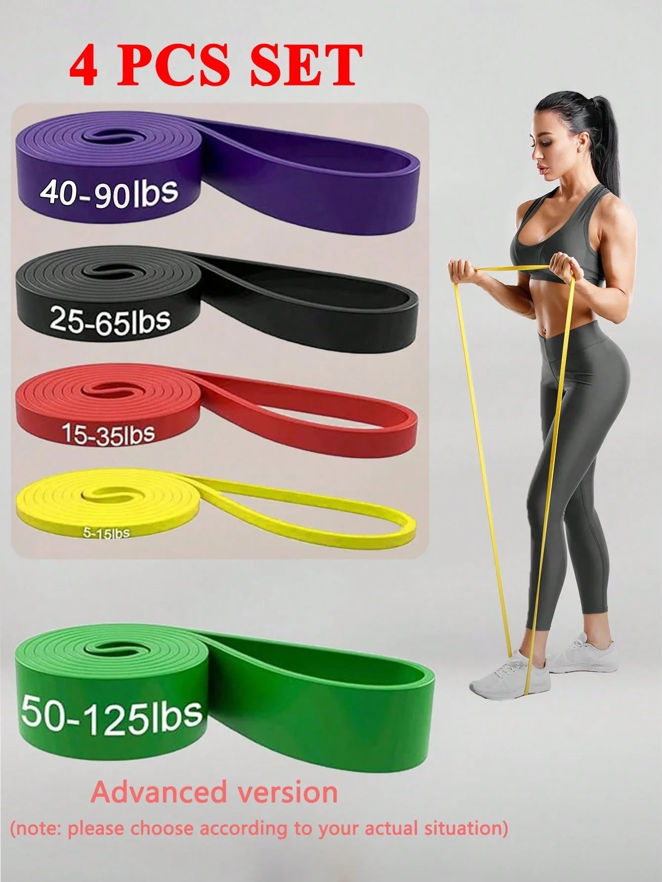 Yoga Pilates Resistance Band Set