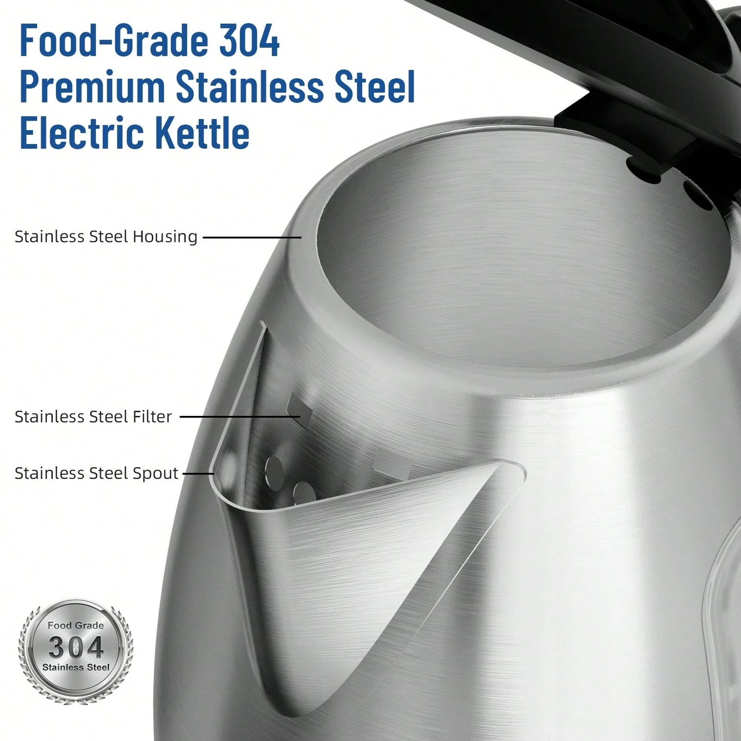 CACHOO Stainless Steel Electric Kettle