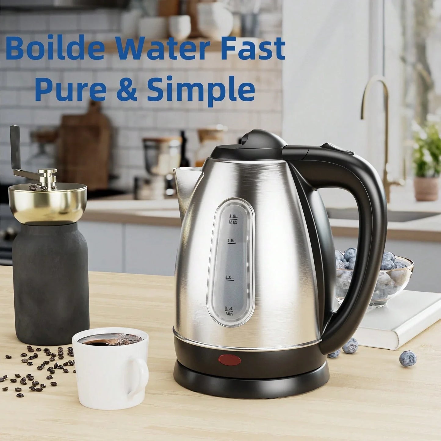 CACHOO Stainless Steel Electric Kettle