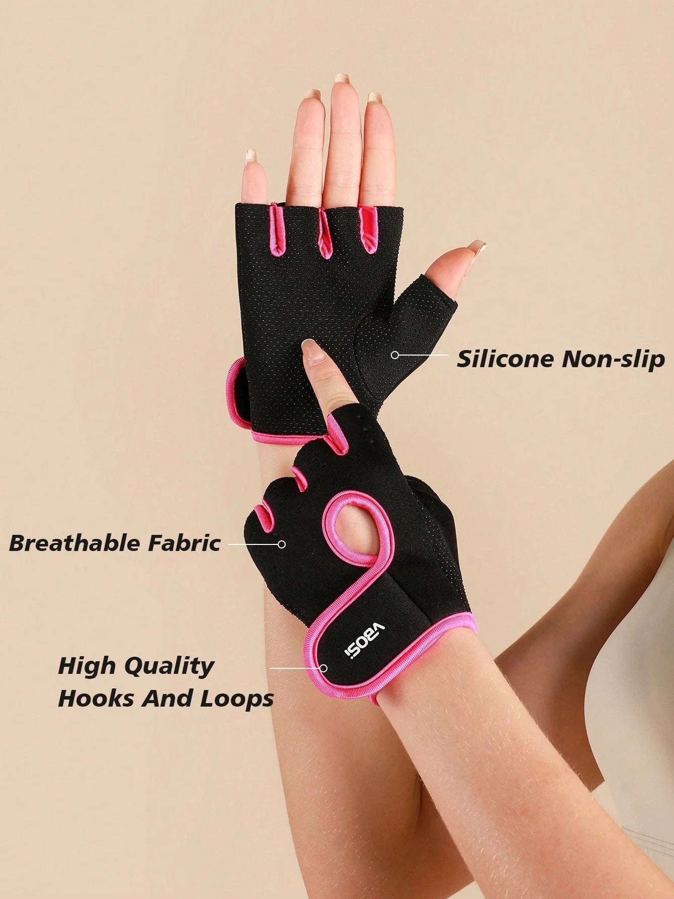 VBOSI Half Finger Sports Gloves