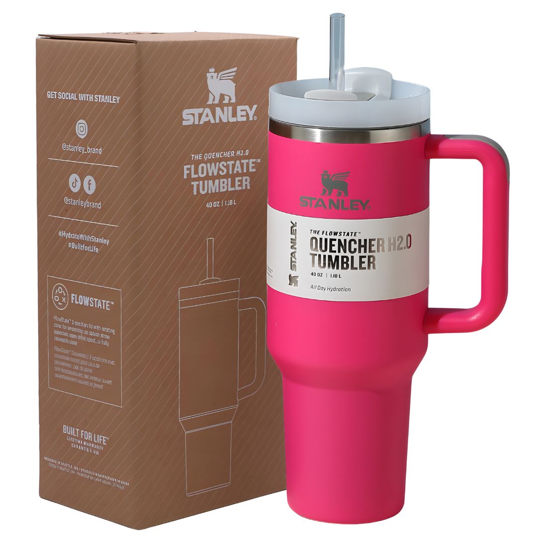 Stanley Tumbler 40oZ With Handle and Straw