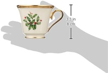Lenox 146504030 Holiday Teacup, Christmas Drinkware
