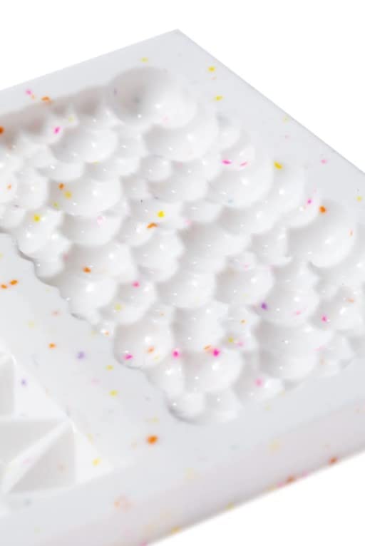 Fancy Sprinkles Adele Candy Bar Mold, 3 Cavities Reusable Silicone Traditional Cut, for Baking, Melting Chocolate, & Dessert Decorating (10 ¾” W x ½” H x 6 ½”)