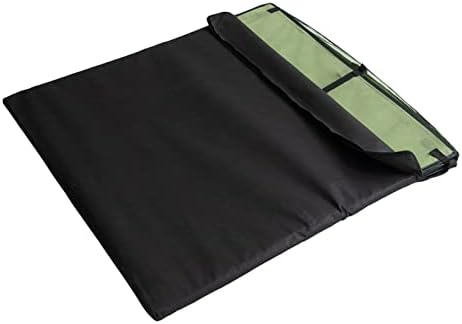Grow1 Large Square Drying Rack 6-Layer 24x24in Collapsible Mesh Herb and Flower Hanging Dryer with Carrying Case and Center Support Strap