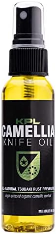 Knife Pivot Lube – Camellia Knife Oil for Blades – Tsubaki, Honing Oil for Cleaning and Blade Care – 60ml Spray Bottle