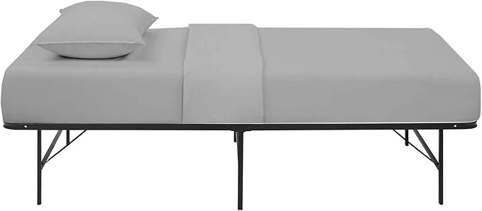 4 PC Cot Sheet Set 25x75, 100% Cotton Fitted Cot Sheet- Perfect for Narrow Twin/Rv Bunk/Camping Cot/Guest Bed Replacement, Sheets for Cot Bunk Bed-Fits Upto 4-8" Deep Mattress- Light Grey Solid