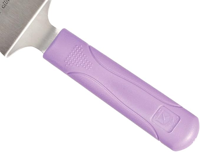 Mercer Culinary Millennia Pie Server/Spatula, 5 Inch x 2 Inch Blade, Purple Handle,