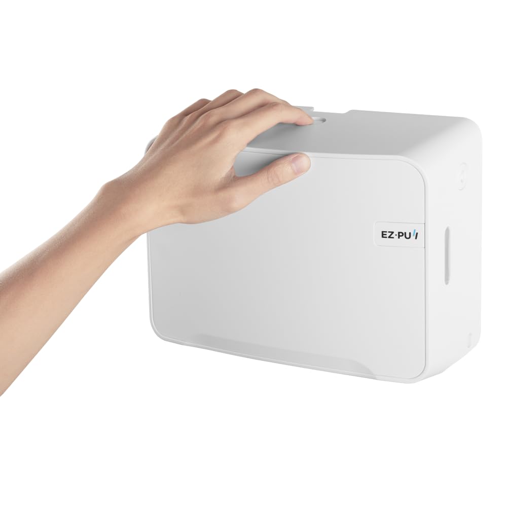 EZbrnd Wall Mount MULTIFOLD Paper Towel Dispenser for Kitchen/Bathroom/Office/RV/Airbnb, White, 3200-EZ