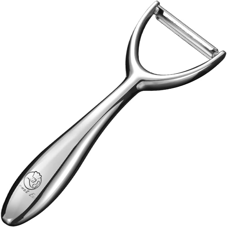 Vegetable Peeler, Premium Stainless Steel Potato Peeler, High Tensile Ultra Sharp Blade Fruit and Food Slicer, Y Shaped with Ergonomic Non-Slip Handle, Dishwasher Safe with 5 Years Warranty