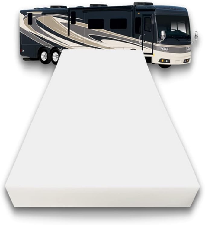 FoamRush 6-Inch Bunk (30" x 72") High Density Foam RV Mattress Replacement, Medium Firm, Pressure Relief, Travel Camper Trailer Truck, Made in USA, CertiPUR-US Certified, Cover Not Included