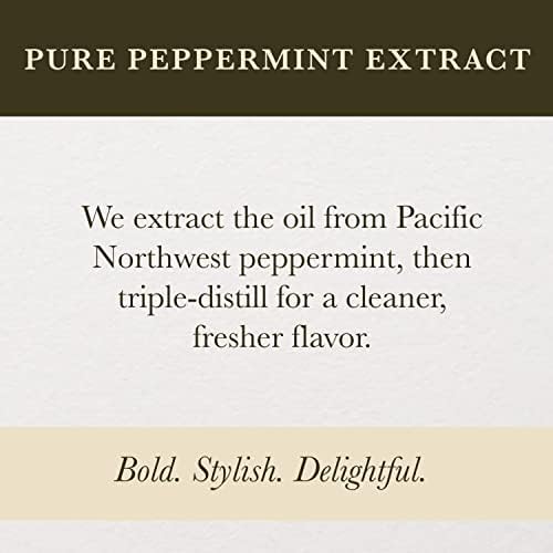 Cook's Pure Peppermint Extract,For Ice Creams, Candies, Icings, Cookies and Beverages, 32 oz