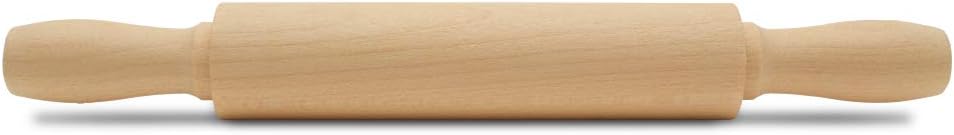 Wooden Mini Rolling Pin, 7 Inches Long, Pack of 25, Perfect for Fondant, Pasta, Baking in the Kitchen, Play-doh, Crafting and Imaginative Play, by Woodpeckers