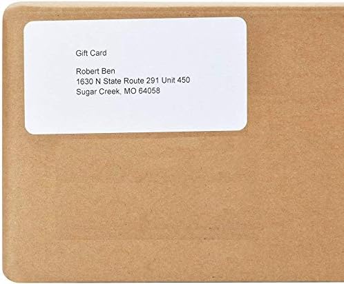9527 Product 10 UP Sticker Labels,2x4 inches FBA Shipping Address Labels for Laser/Ink Jet Printer,Total 5000 Labels