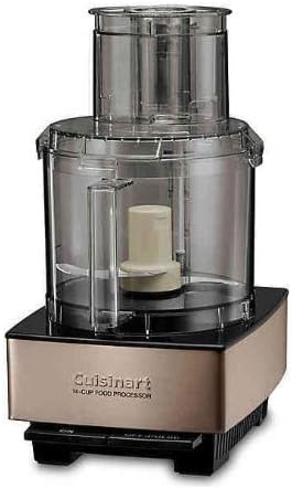 Cuisinart Food Processor 14-Cup Vegetable Chopper for Mincing, Dicing, Shredding, Puree & Kneading Dough, Umber Stainless Steel, DFP-14UMBY