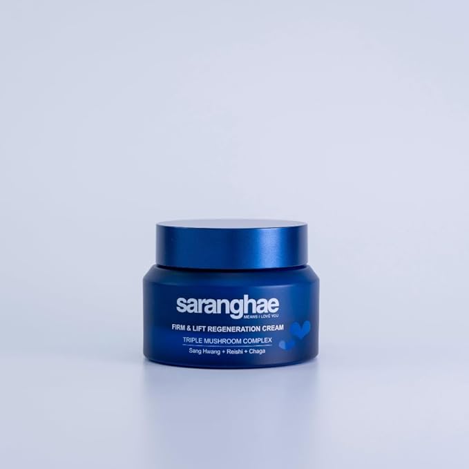 Saranghae Complete 5-Step Anti-Aging Skin Care Set with Triple Mushroom Complex: Reishi + Chaga + Sang Hwang - Cult-Favorite Skin Care Kit for Youthful Radiance! Heal, Regenerate, and Protect