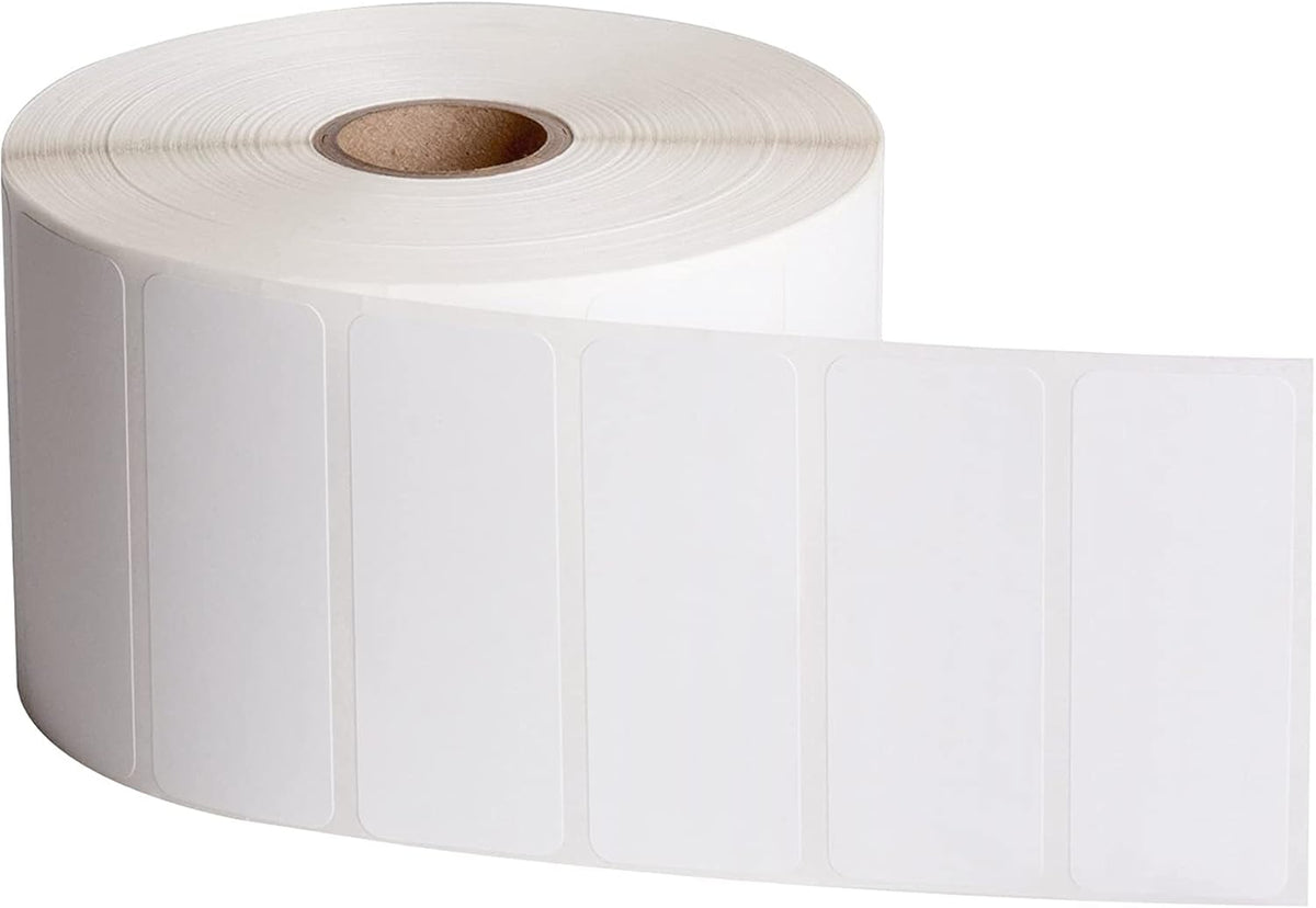 9527 Product 2" x 1" Sticker Labels, 12,000 Direct Thermal Labels, 12 Rolls
