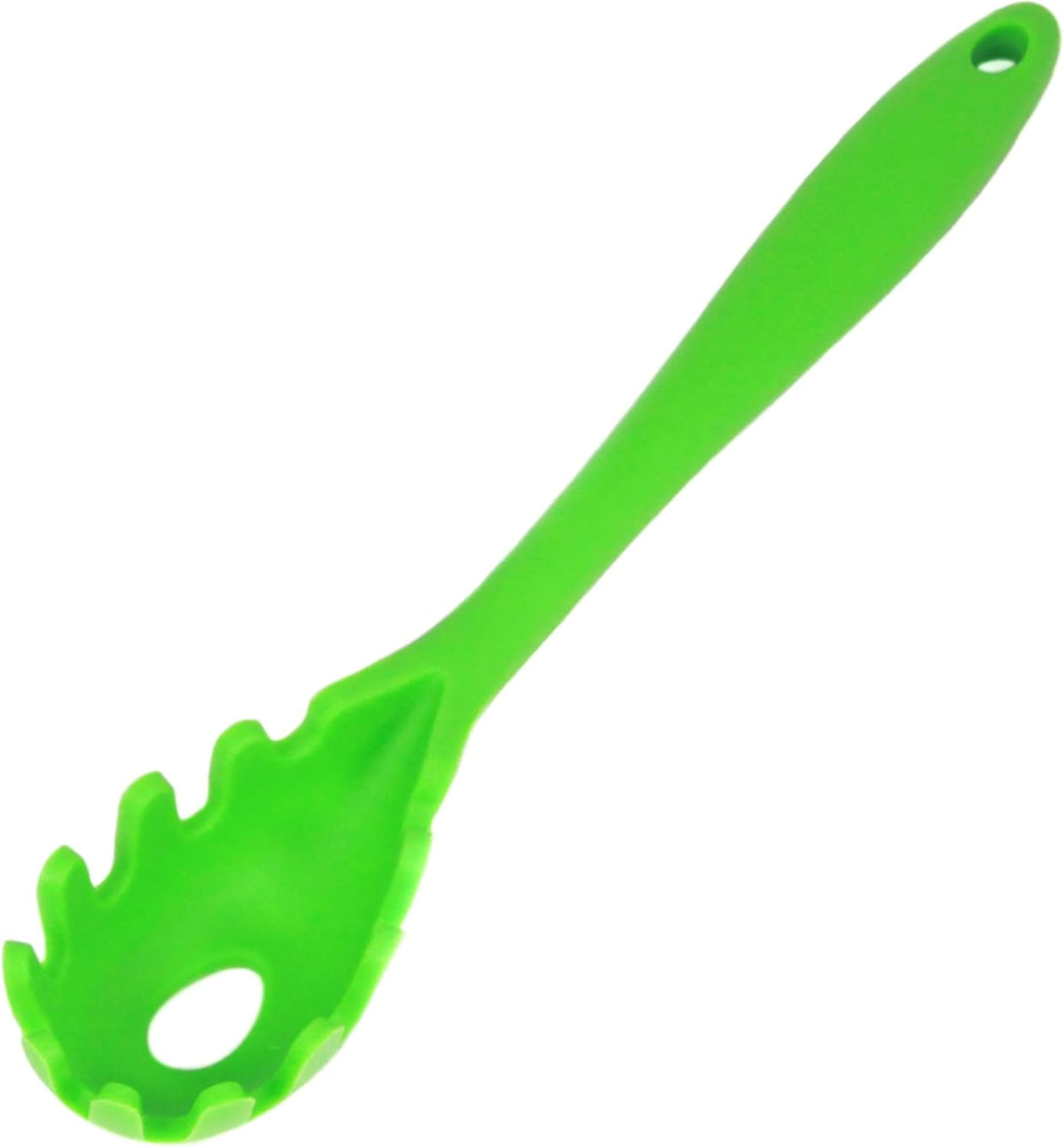 Chef Craft Premium Silicone Spaghetti/Pasta Fork, 11.5 inch, Green